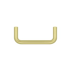 Deltana Wire Pull, 3" C-to-C in Polished Brass finish