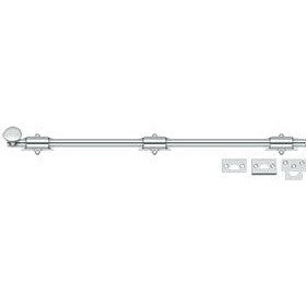 Deltana 24" Heavy Duty Surface Bolt in Polished Chrome finish