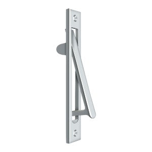 Deltana 6" Sliding Pocket Door Edge Pull in Polished Chrome finish