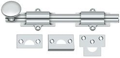 Deltana 8" Heavy Duty Surface Bolt in Polished Chrome finish