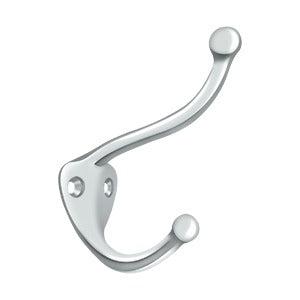 Deltana Coat and Hat Hook in Polished Chrome finish