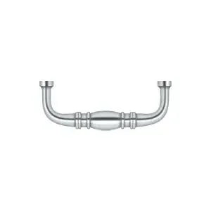 Deltana Colonial Wire Pull, 3" C-to-C in Polished Chrome finish
