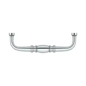 Deltana Colonial Wire Pull, 4" CTC in Polished Chrome finish