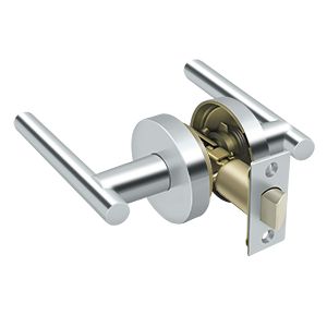 Deltana Mandeville Passage Lever in Polished Chrome finish