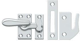 Deltana Medium Window Lock / Casement Fastener in Polished Chrome finish