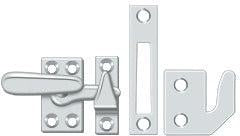 Deltana Small Window Lock / Casement Fastener in Polished Chrome finish