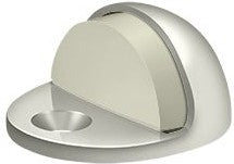 Deltana Low Profile Dome Stop in Lifetime Polished Nickel finish