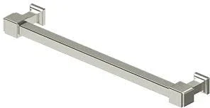 Deltana Manhattan Decorative Cabinet Pull, 7" C-to-C in Lifetime Polished Nickel finish