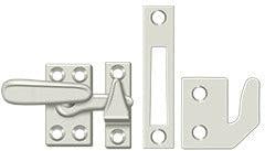 Deltana Small Window Lock / Casement Fastener in Lifetime Polished Nickel finish