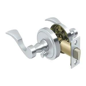 Deltana Privacy Right Hand Lacovia Lever Polished Chrome