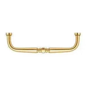 Deltana Traditional Wire Pull, 4" C-to-C in PVD Polished Brass finish