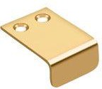 Deltana Drawer, Cabinet, & Mirror Pull- 1" x 1 1/2" in PVD Polished Brass finish