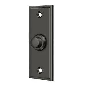 Deltana Rectangular Contemporary Bell Button Oil Rubbed Bronze