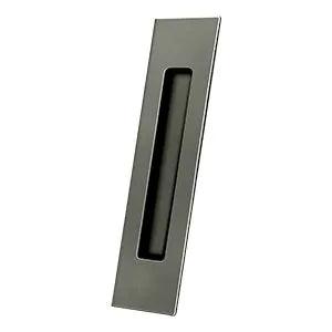 Deltana Rectangular Flush Pull, 10" x 2 1/4" x 1/2" Antique Nickel
