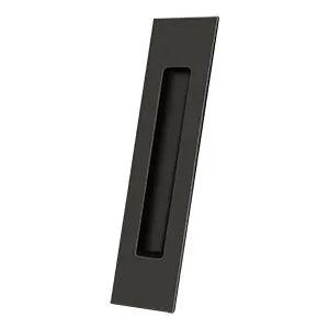 Deltana Rectangular Flush Pull, 10" x 2 1/4" x 1/2" Oil Rubbed Bronze