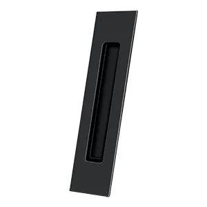 Deltana Rectangular Flush Pull, 10" x 2 1/4" x 1/2" Paint Black