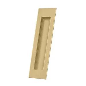 Deltana Rectangular Flush Pull 7" x 1 7/8" x 3/8" Brushed Brass