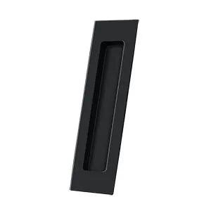 Deltana Rectangular Flush Pull 7" x 1 7/8" x 3/8" Paint Black