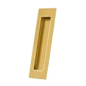 Deltana Rectangular Flush Pull 7" x 1 7/8" x 3/8" PVD Polished Brass
