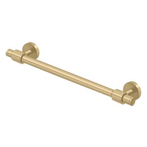 Deltana BBS Modern Series Towel Bar, 12" C-to-C in Satin Brass finish