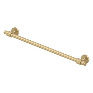 Deltana BBS Modern Series Towel Bar, 24" C-to-C in Satin Brass finish