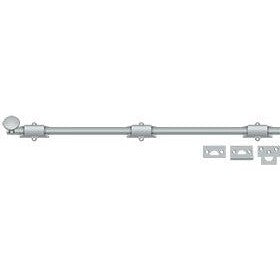 Deltana 24" Heavy Duty Surface Bolt in Satin Chrome finish