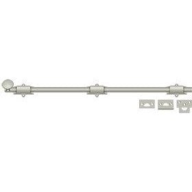 Deltana 24" Heavy Duty Surface Bolt in Satin Nickel finish