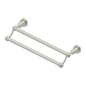 Deltana BBN: Modern Value Series 24" Double Towel Bar in Satin Nickel finish