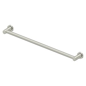 Deltana BBN: Modern Value Series Towel Bar, 30" C-to-C in Satin Nickel finish