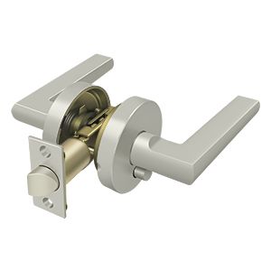 Deltana Portmore Left Hand Privacy Lever in Satin Nickel finish