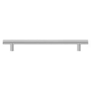 Deltana Stainless Steel Bar Pull, 7-9/16" Center to Center in Brushed Stainless Steel finish