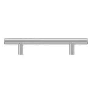 Deltana Stainless Steel Bar Pull, 3 3/4" Center to Center in Brushed Stainless Steel finish