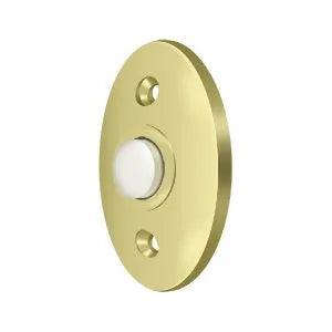 Deltana Standard Bell Button Polished Brass