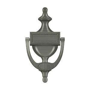 Deltana Victorian Rope Door Knocker Antique Nickel