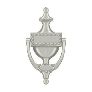 Deltana Victorian Rope Door Knocker Brushed Nickel