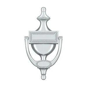 Deltana Victorian Rope Door Knocker Polished Chrome