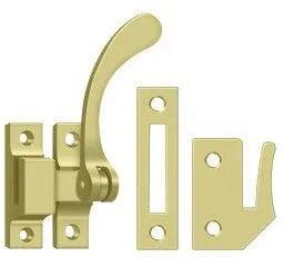 Deltana Window Lock / Casement Fastener Polished Brass