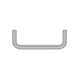 Deltana Wire Pull, 3 1/2" C-to-C in Satin Chrome finish
