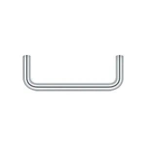 Deltana Wire Pull, 3 1/2" C-to-C in Polished Chrome finish