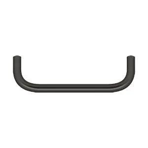 Deltana Wire Pull, 4" C-to-C in Oil Rubbed Bronze finish