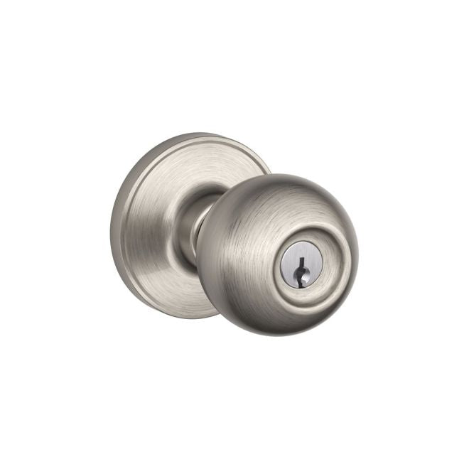 Dexter by Schlage Schlage J Dexter Series Entry Lock Corona Knob in Satin Nickel finish