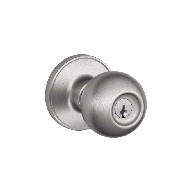 Dexter by Schlage Schlage J Dexter Series Entry Lock Corona Knob in Satin Stainless Steel finish