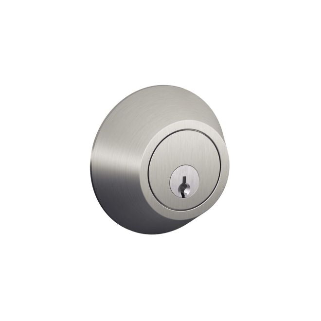 Dexter by Schlage Schlage J Dexter Series Single Cylinder Deadbolt in Satin Stainless Steel finish