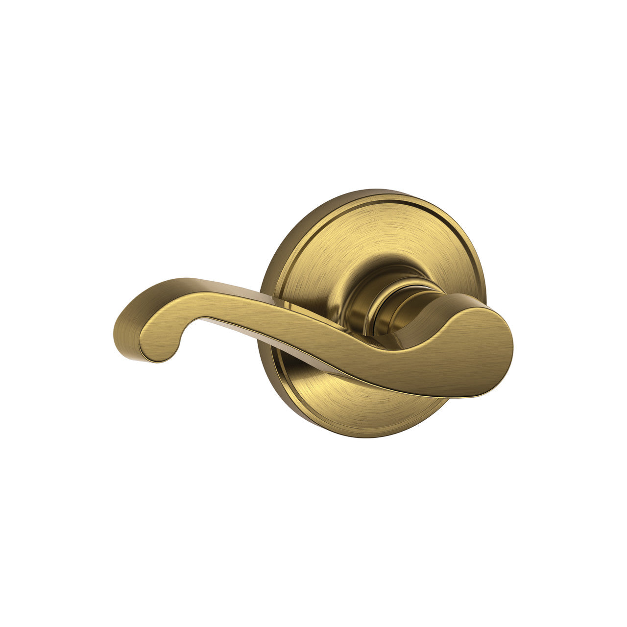 Schlage Dexter J Series LaSalle Lever Antique Brass
