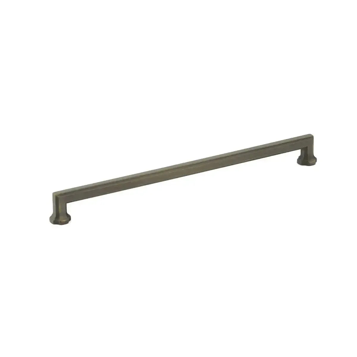 The Schaub Empire Cabinet Pull in Ancient Bronze finish.