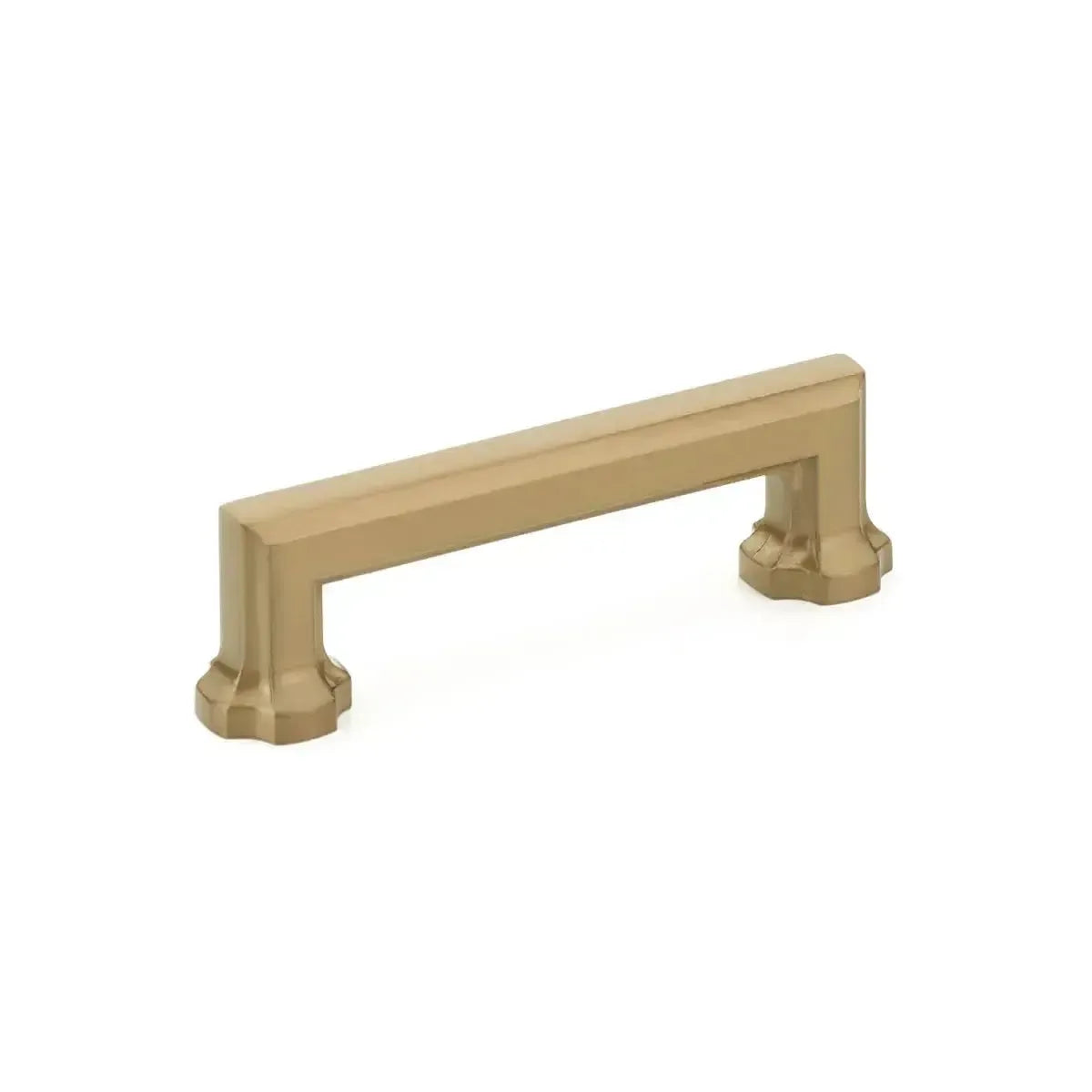 The Schaub Empire Cabinet Pull in Brushed Bronze finish.