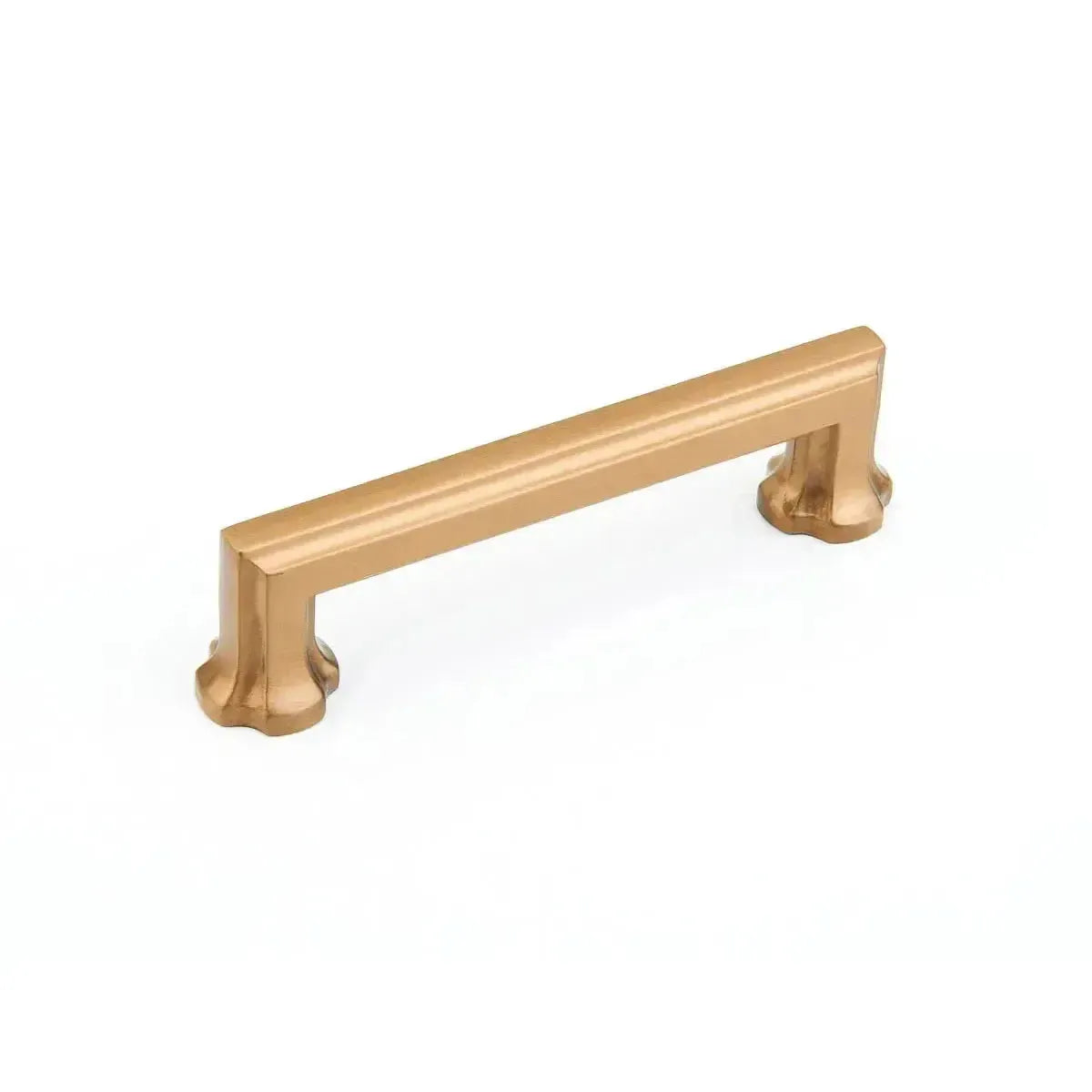 The Schaub Empire Cabinet Pull in Brushed Bronze finish.