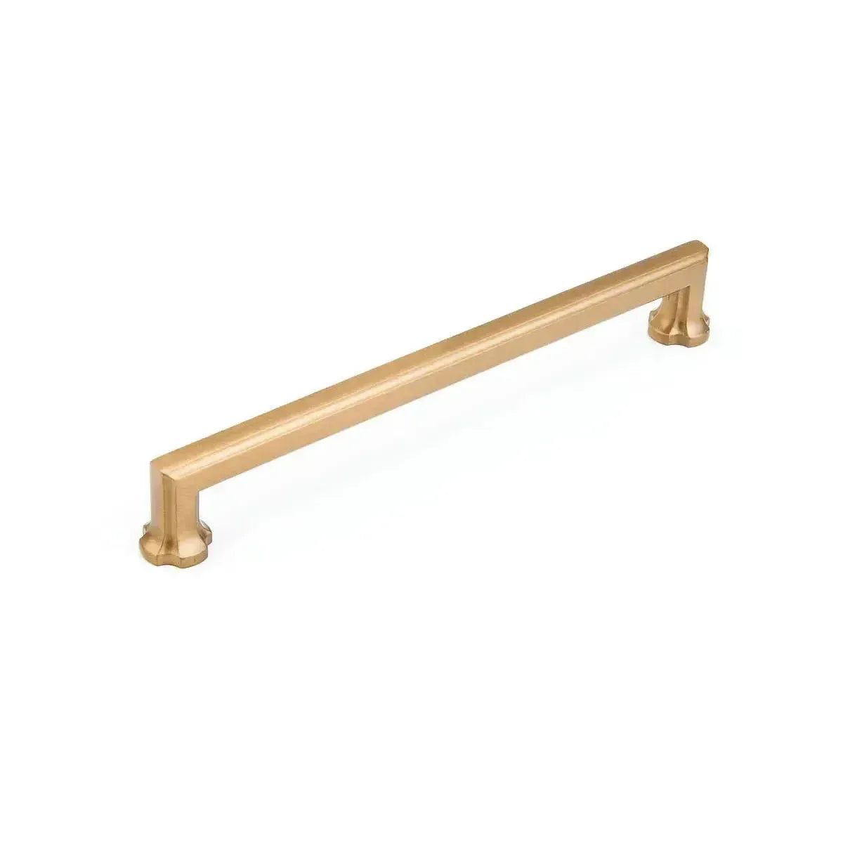 The Schaub Empire Cabinet Pull in Brushed Bronze finish.