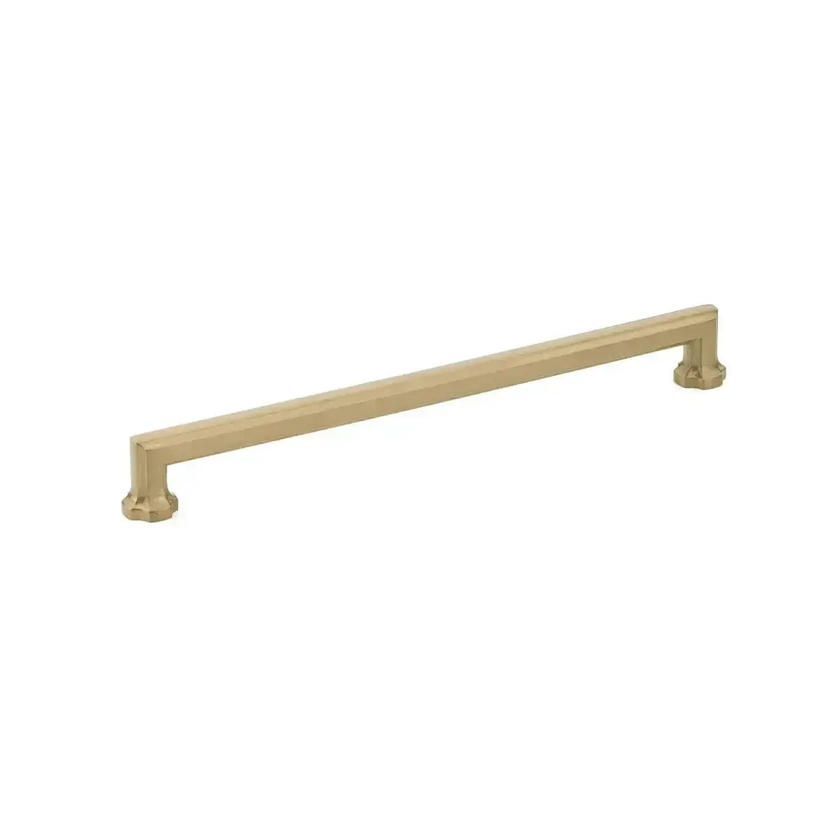 The Schaub Empire Cabinet Pull in Brushed Bronze finish.