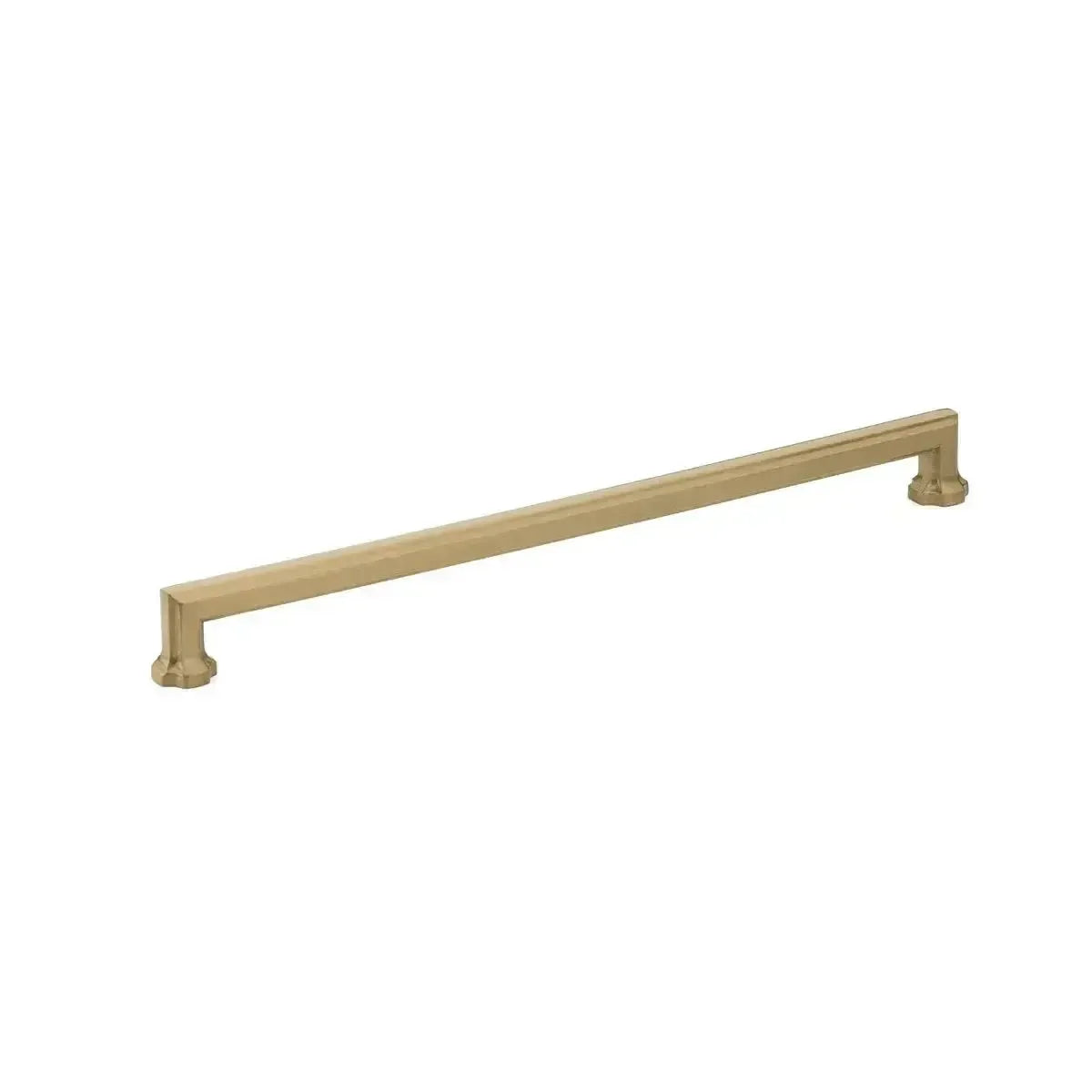 The Schaub Empire Cabinet Pull in Brushed Bronze finish.
